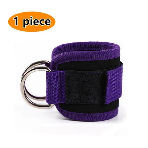 Cable Ankle Straps Double D-Ring Ankle Cuffs  Gym Workouts Glutes Legs Strength Training Brace Support Sport Safety Abductors Ab Zen fit plus