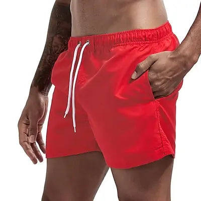 Men's Swim Shorts Swim Trunks Quick Dry Board Shorts Bathing Suit Breathable Drawstring With Pockets for Surfing Beach Summer Zen fit plus
