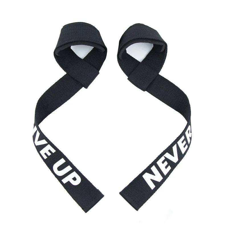 1Pair Non-slip Strap Gym Dumbbell Workout Weights Lifting Straps Crossfit Fitness Equipment Wrist Wrap Lift Exercise Training Zen fit plus
