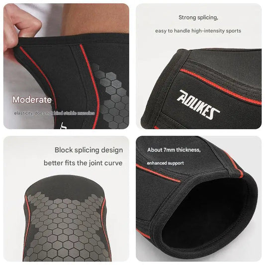 1PCS Elbow Protector 7mm Thickened Diving Material Pressure Elbow Protector Lifting Upper Body Strength Training Arm Protector Zen fit plus