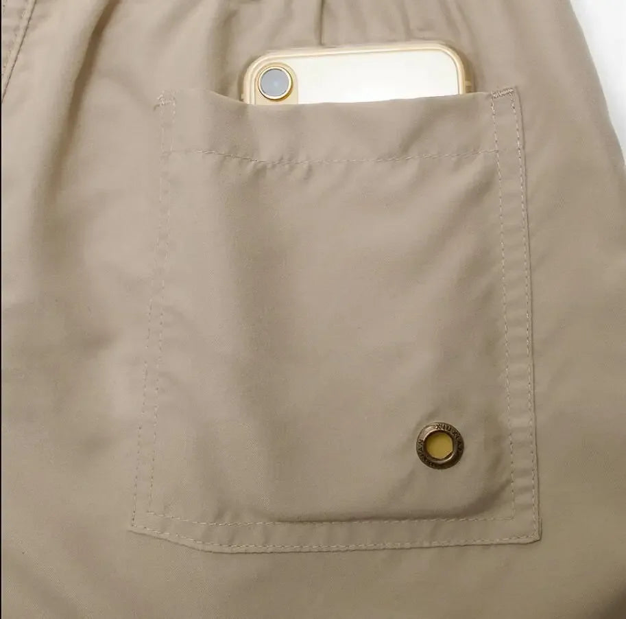 Men's Swim Shorts Swim Trunks Quick Dry Board Shorts Bathing Suit Breathable Drawstring With Pockets for Surfing Beach Summer - Zen Fit Plus