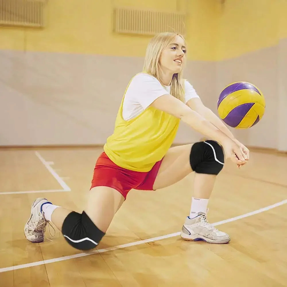 Sports Knee Pads Adults Kid Dance Knee Protector Elastic Thicken Sponge Knees Brace Support for Gym Yoga Workout Training - Zen Fit Plus