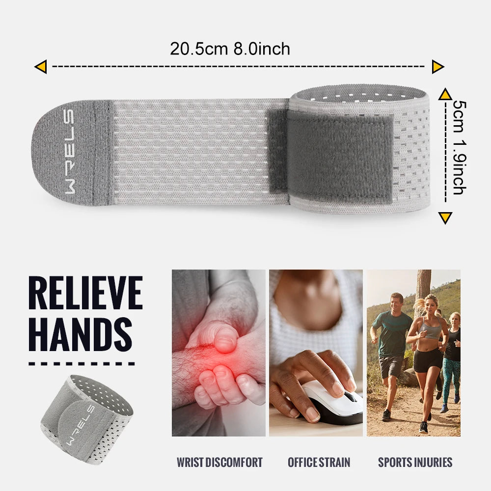 WRELS Wristband Wrapping Compression Sports Elastic Adjustable Wrist Guard Support Basketball Weight Training Wrist Wraps Zen Fit Plus