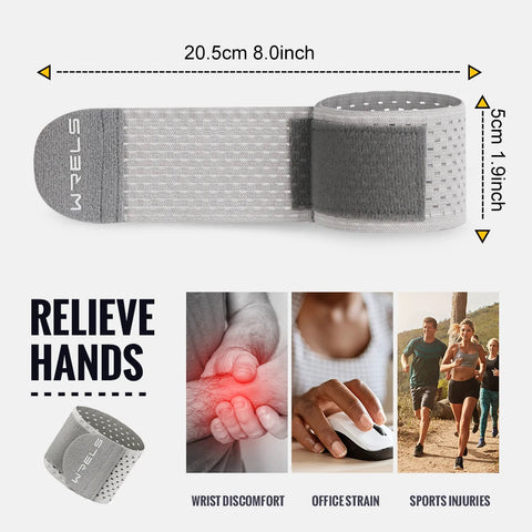 WRELS Wristband Wrapping Compression Sports Elastic Adjustable Wrist Guard Support Basketball Weight Training Wrist Wraps Zen Fit Plus