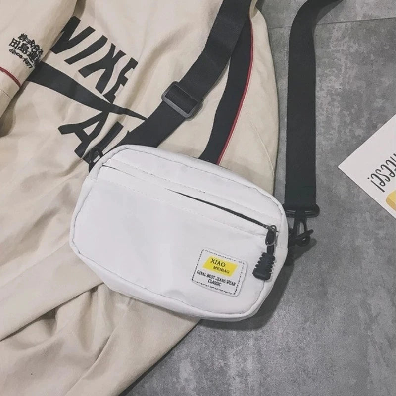 Unisex Crossbody Bag Oxford Cloth Diagonal Shoulder Bags Solid Color Satchels Fashion Leisure Trend Square Sling Handbags Zen fit plus