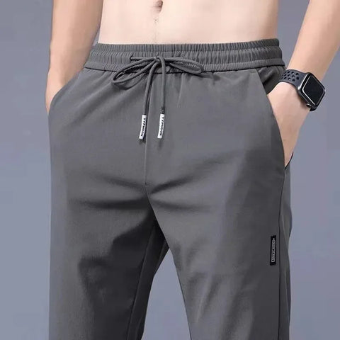 Men's Running Pants Sportswear Jogging Sweatpants Quick Dry Thin Tracksuit Elastic Gym Fitness Trousers Training Sport Pants Men - Zen Fit Plus