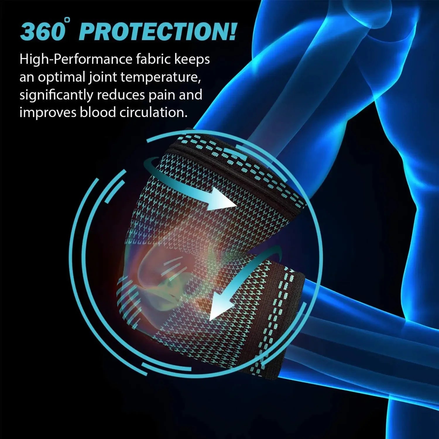 1PCS Elastic Elbow Brace Arm Sport Support Elbow Sport Safety Cotoveleira Breathable Arm Sleeve Elbow Pads Compression Coderas - Zen Fit Plus