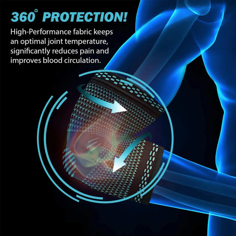 1PCS Elastic Elbow Brace Arm Sport Support Elbow Sport Safety Cotoveleira Breathable Arm Sleeve Elbow Pads Compression Coderas - Zen Fit Plus