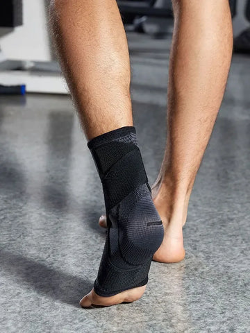 1PC Pressurized Bandage Ankle Protector Sport Anklet Support Foot Strap Nylon Knitted Elastic Ankle Brace Gym Basketball Running - Zen Fit Plus
