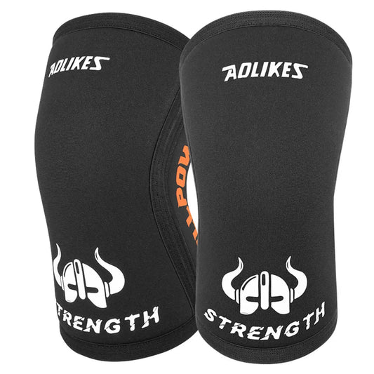 AOLIKES 7MM Weightlifting Elbow Brace Support Neoprene Compression Elbow Pads Arm Sleeves Protector For Powerlifting Gym Fitness Zen fit plus