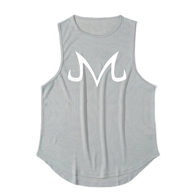 Summer Fitness Sports Tank Top Men's Breathable Loose Fit Training Sleeveless T-shirt Quick Drying vest Anime ZT Clothing Zen fit plus