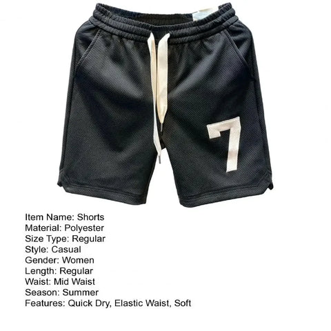 Men Gym Shorts Summer Men Shorts FG7C Men Women Hip Hop Streetwear Short Fashion Loose High Quality Cotton Sports Shorts - Zen Fit Plus