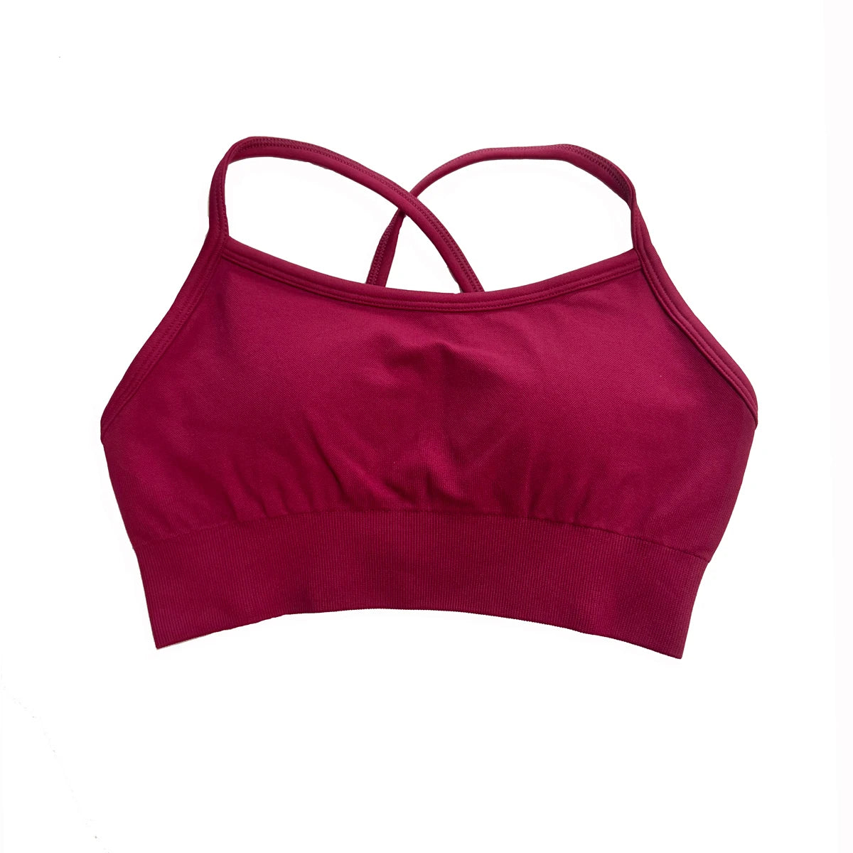 Dynamic Backless Sports Bra Women Seamless Yoga Top Bra Medium Support Padded Gym Crop Top Stretchy Fitness Sports Top Zen fit plus