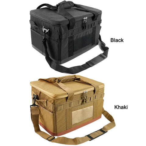 30L Camping Cooking Utensil Organizer Large Capacity Car Trunk Storage Bag Detachable Multifunctional Camping Stove Storage Case - Zen Fit Plus