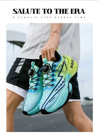 2025 New Men's Running Shoes Cushioning Carbon Plate Racing Marathon Athletic Shoes Comfortable Non-slip Sports Tennis Shoes - Zen Fit Plus