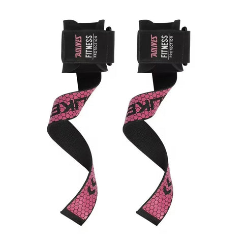 AOLIKES Weightlifting Wrist Straps Strength Training Adjustable Non-slip Gym Fitness Lifting Strap Wrist Support Grip Band Zen fit plus