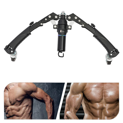 Hydraulic Power Twister Spin Button Arm Blaster Forearm Workout Equipment Adjustable 22-440lbs for Arms, Legs, Biceps, etc - Zen Fit Plus