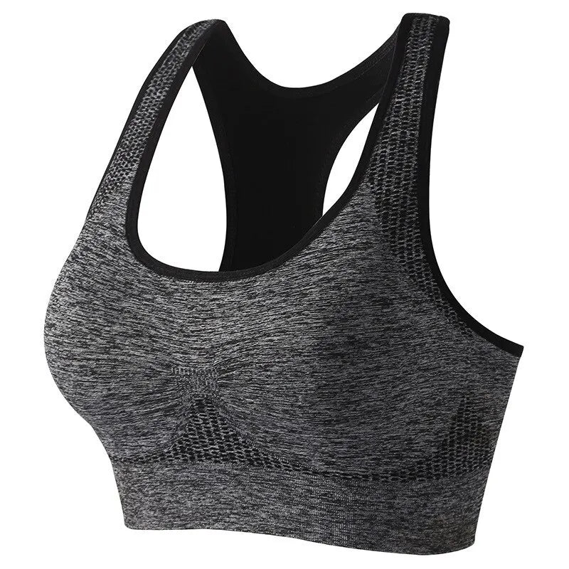 Women's Workout Sports Bras Fitness Backless Padded Ivy Low Impact Bra Yoga Crop Tank Top Zen fit plus