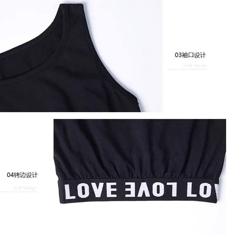 Summer Girls Tank Tops Kids Underwear Model Cotton Tank Top For Girls Teenager Girls Camisole Kids Singlets Undershirt - Zen Fit Plus