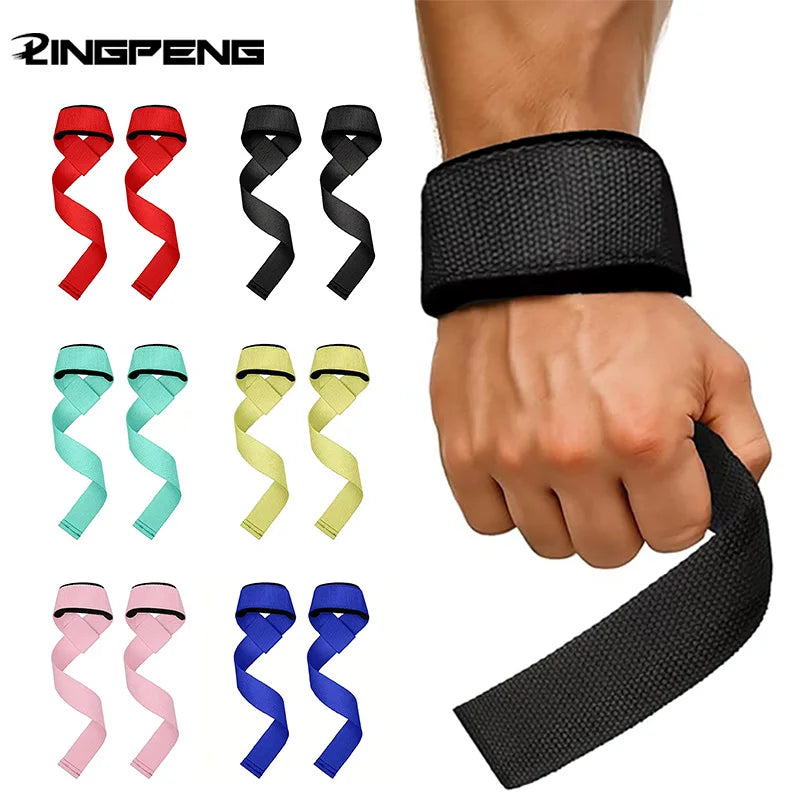 Weightlifting Wrist Straps Strength Training Adjustable Non-slip Gym Fitness Lifting Strap Wrist Support Sports Grip Band Zen Fit Plus