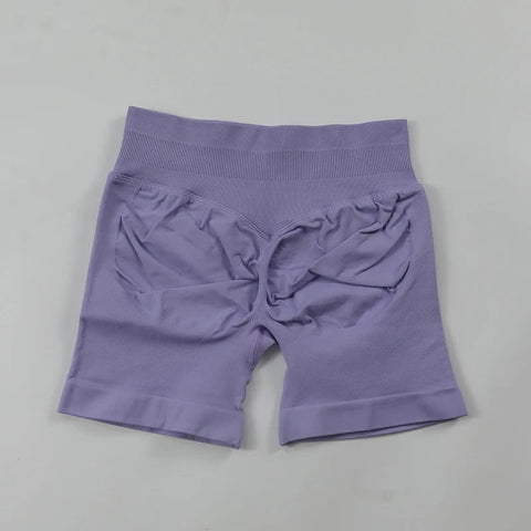 Impact Shorts Low Ribbed Waist Band Yoga Shorts Seamless Scrunch Bum Workout Gym Shorts Booty Hight Stretch Running Shorts Zen fit plus