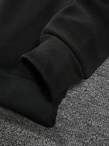 Men's Fashion - Forward Casual Trendy Solid - colored Crew - Neck Sweatshirt for Effortless Everyday Urban Street Styles Zen Fit Plus