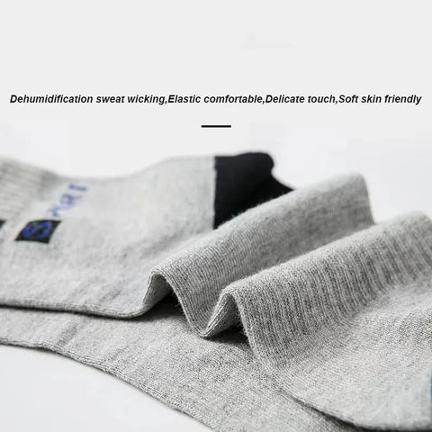 5 /10Pairs Men Bamboo Fiber Autumn Winter Men Socks Breathable Cotton Sports Sock Breathable Deodorant Business Socks Size 37-43 Zen fit plus