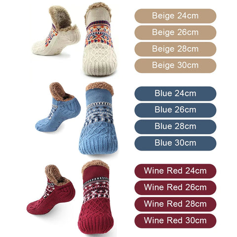 Winter Women Warm Men’s Socks Thickened Thermal Ski Non-slip Soccer Stockings Indoor Home Floor Slippers Sock for Christmas Zen fit plus