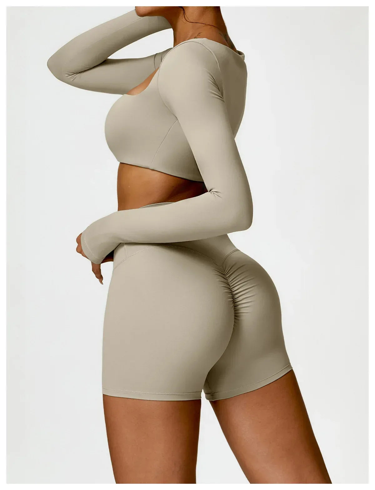 Yoga Suit Sports Set Women Quick-Drying Gym Set Women Tracksuit Running Workout Long Sleeve Sports Shirt Yoga Clothing - Zen Fit Plus