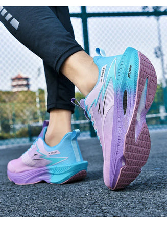 Men Sports Running Shoes Marathon Air Cushion Breathable Lightweight Comfortable Women Outdoor Athletic Sneakers Jogging Tenis - Zen Fit Plus