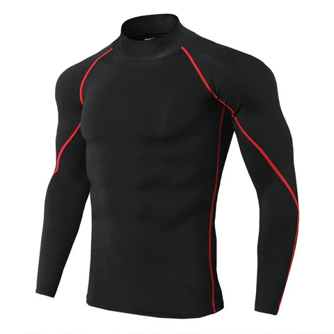 Men Sport T-shirt Quick Dry Bodybuilding Running Shirt Long Sleeve Compression Top Gym T Shirt Men Fitness Tight Rashgard - Zen Fit Plus