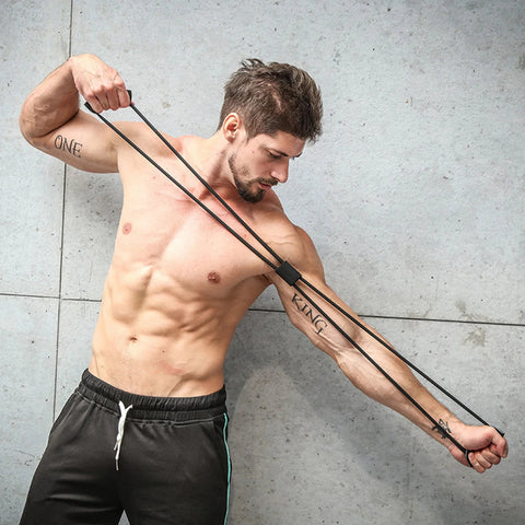 Yoga Resistance Bands Elastic Band Sports Exercise Puller 8-shaped Chest Expander for Body Building Home Gym Fitness Equipment Zen fit plus