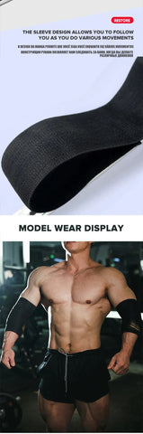 1PC PSIII 150cm Premium Elbow Pads Wrap Strap Bandage Brace Support Gym Fitness Sport Protecter for Weightlifting Bench Press - Zen Fit Plus