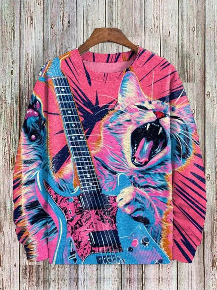 2025 Men's Animal Sweatshirts Long Sleeve Sweatshirt Crew Neck Fashion 3D Printed Japanese Art Prints Casual Sweatshirts Zen Fit Plus