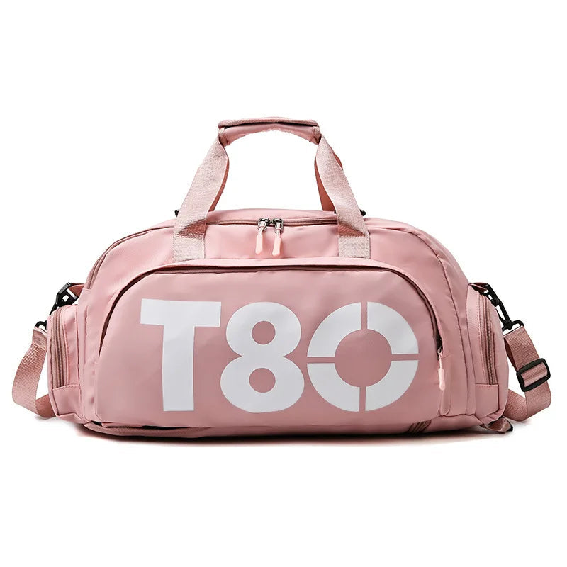 Gym Sports Backpack for Women T80 Hand Bag Fitness Travel Tote Outdoor Female Yoga Shoe Shoulder Duffle Luggage Portable Bag Man Zen fit plus