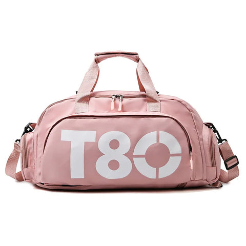 Gym Sports Backpack for Women T80 Hand Bag Fitness Travel Tote Outdoor Female Yoga Shoe Shoulder Duffle Luggage Portable Bag Man Zen fit plus