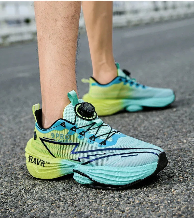 2025 New Men's Running Shoes Cushioning Carbon Plate Racing Marathon Athletic Shoes Comfortable Non-slip Sports Tennis Shoes - Zen Fit Plus