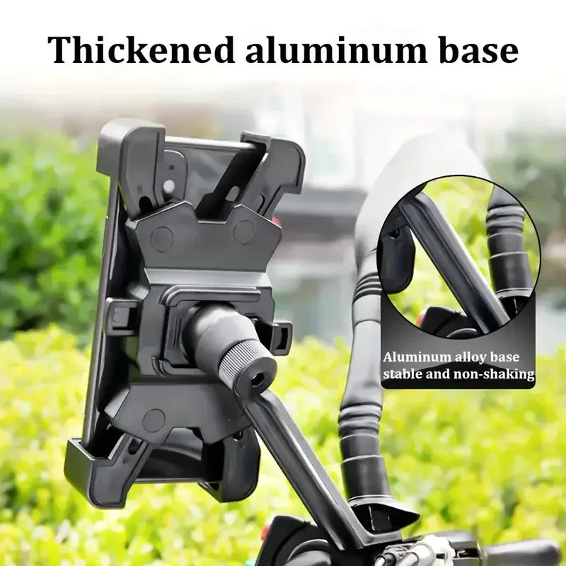 2PCS 360° Rotatable & Adjustable Bike/Motorcycle Phone Mount - Shockproof, Anti-Slip Holder For phone, - Durable Abs Material - Zen Fit Plus