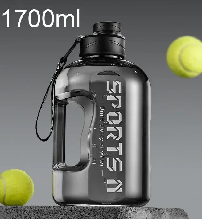 1L UP To 5L Gym Cycling Bottle Cup Outdoor Sport Large Capacity Water Bottle Kettle Fitness BPA FREE Scale Drink Bottle for Men Zen fit plus
