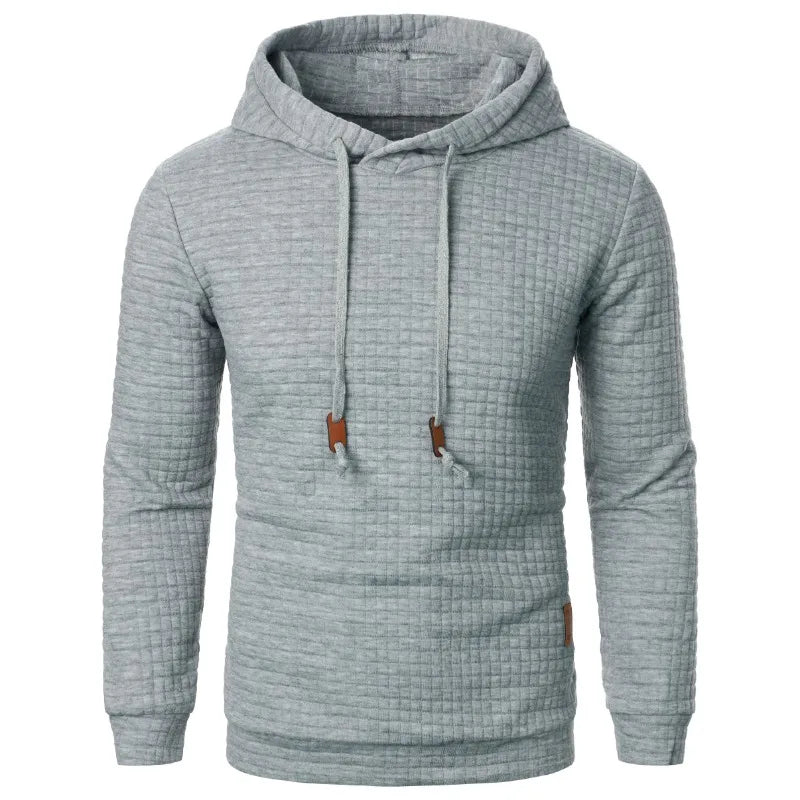 New Outdoor Men's Long Sleeve Hoodie Sweatshirts Autum Breathable Solid Color Coats Sport Streetwear Pullover Tracksuit Men Zen fit plus
