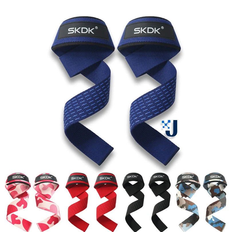 Weightlifting Straps 1 Pair Lifting Wrist Anti-Slip Silicone Strength Training Strap Deadlifts Crossfit Hand Grips Wrist Support Zen fit plus