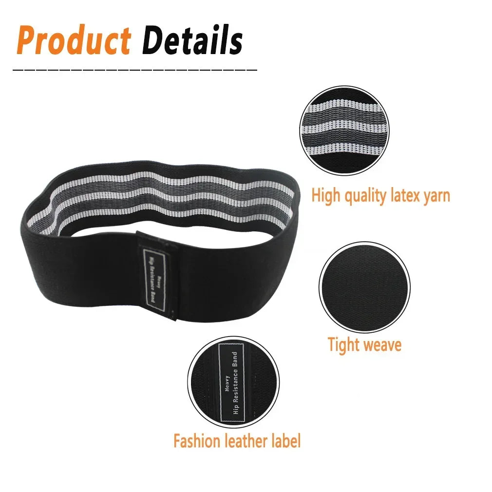 1/2/3PCS Elastic Bands Fitness Resistance Bands Yoga Pilates Hip Circle Expander Bands Gym Training Home Workout Equipment Zen fit plus