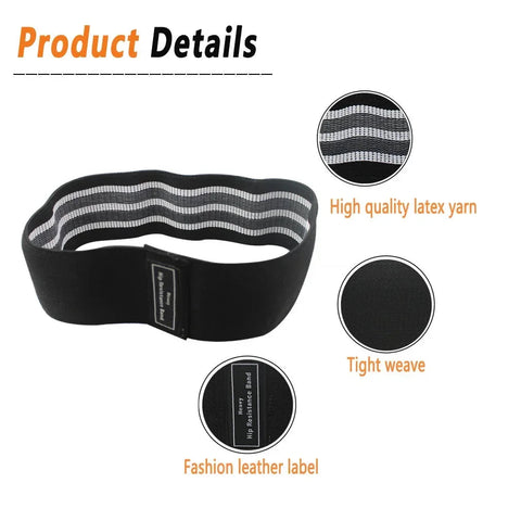 1/2/3PCS Elastic Bands Fitness Resistance Bands Yoga Pilates Hip Circle Expander Bands Gym Training Home Workout Equipment Zen fit plus