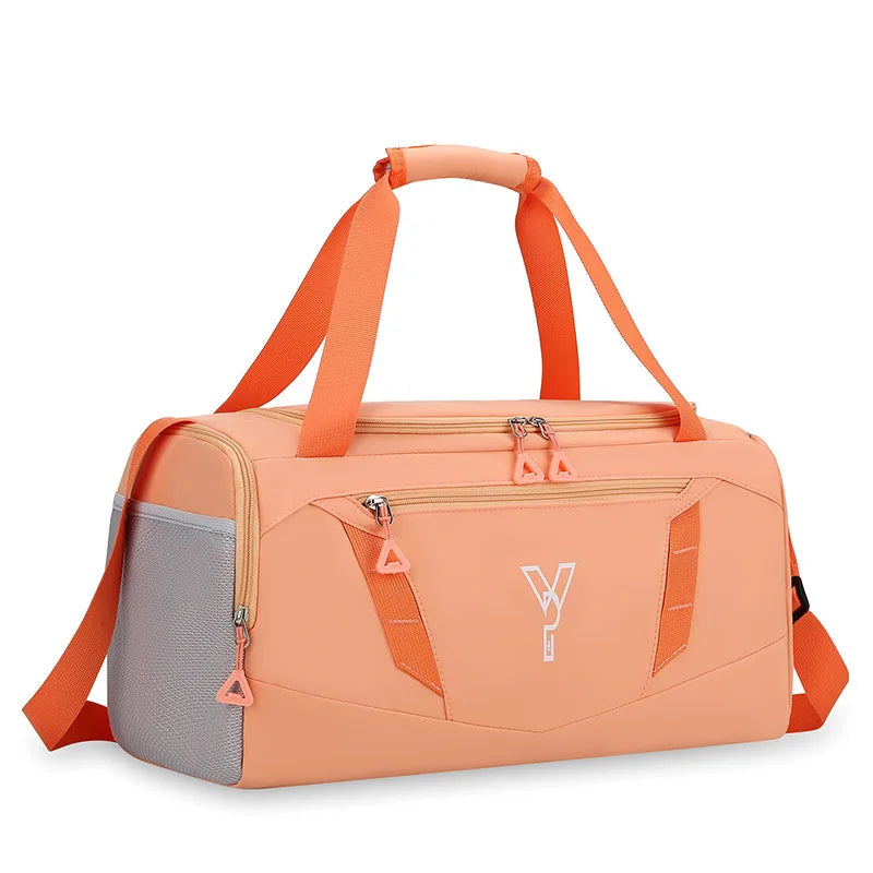 Woman Sports Gym Handbag Waterproof Fitness Training Bag Dry Wet Swimming Tote With Shoes Pocket Travel Luggage Shoulder Bags Zen fit plus