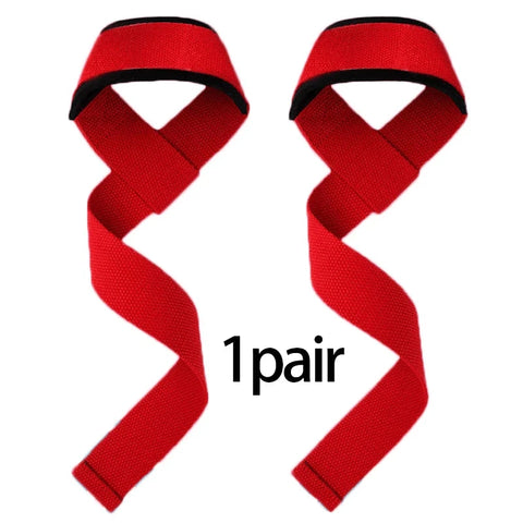 1 Pair Weight Lifting Assistance Strap Dumbbell Fitness Pure Color Belt for Deadlifts fitness gloves Zen Fit Plus