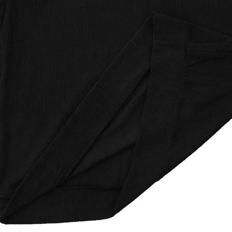 2024 hot-selling spring and autumn European size men's round neck casual stand-up collar corduroy long-sleeved sweater men - Zen Fit Plus