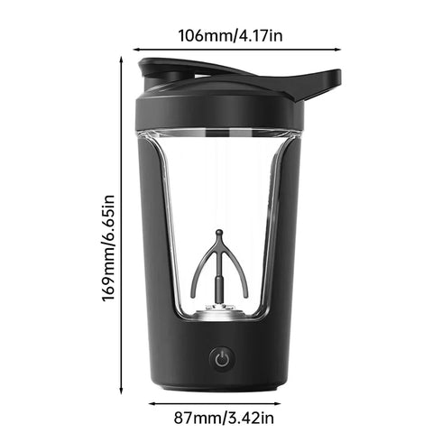 350ML Electric Protein Powder Mixing Cup Automatic Shaker Bottle Mixer Shake Bottle Milk Coffee Blender Kettle for Gym outdoor Zen fit plus