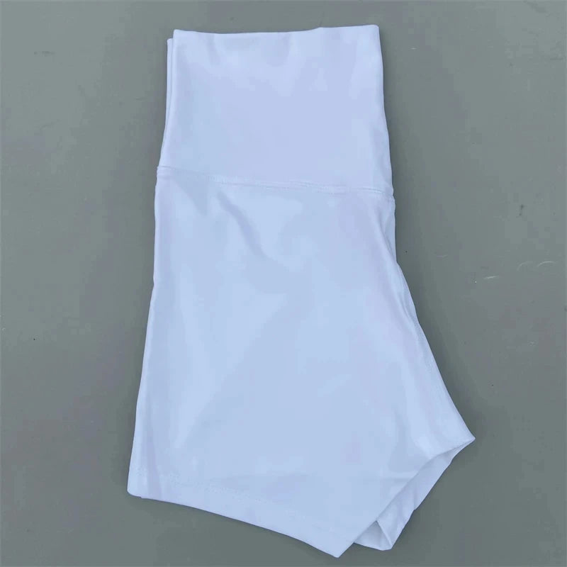 Solid Color tight Women Fitness Sport Short High Waist Yoga Short Legging Squatting Proof Comprehensive Training Jog AthletiC Zen fit plus