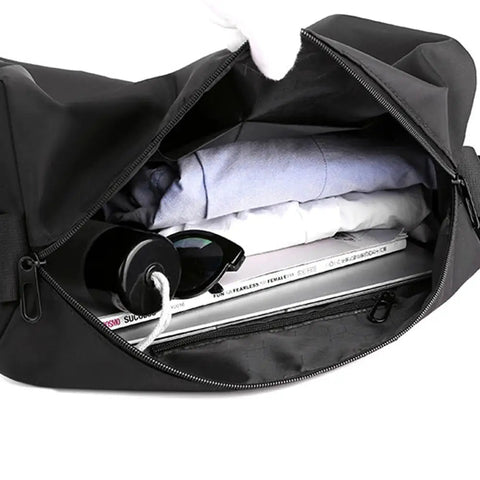 1Pcs Gym Waterproof Bag Fitness Training Bag Outdoor Travel Duffle Bag Leisure Crossbody Bag Ultralight Yoga Gym Sports Backpack Zen fit plus