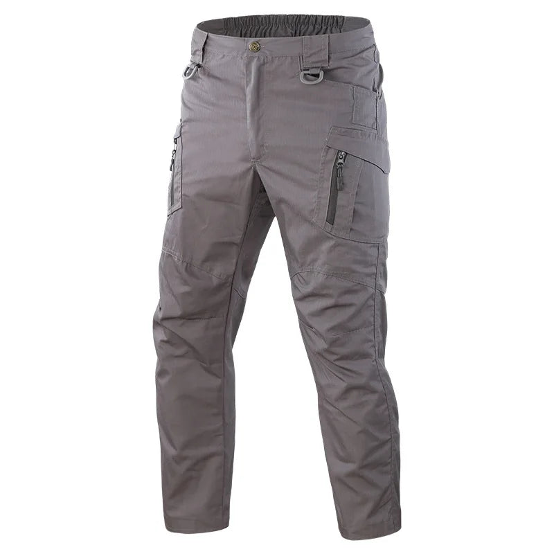 Men City Pants Cargo Trousers Multi-pocket Waterproof Wear-resistant Casual Training Overalls  Fat Cargo Quick Dry Pants Zen fit plus